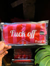 Fisura - Fuck Off Eye Mask Red and Pink