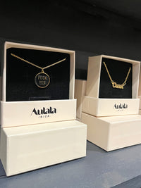 Cheeky Words Necklace - Cunt - Gold