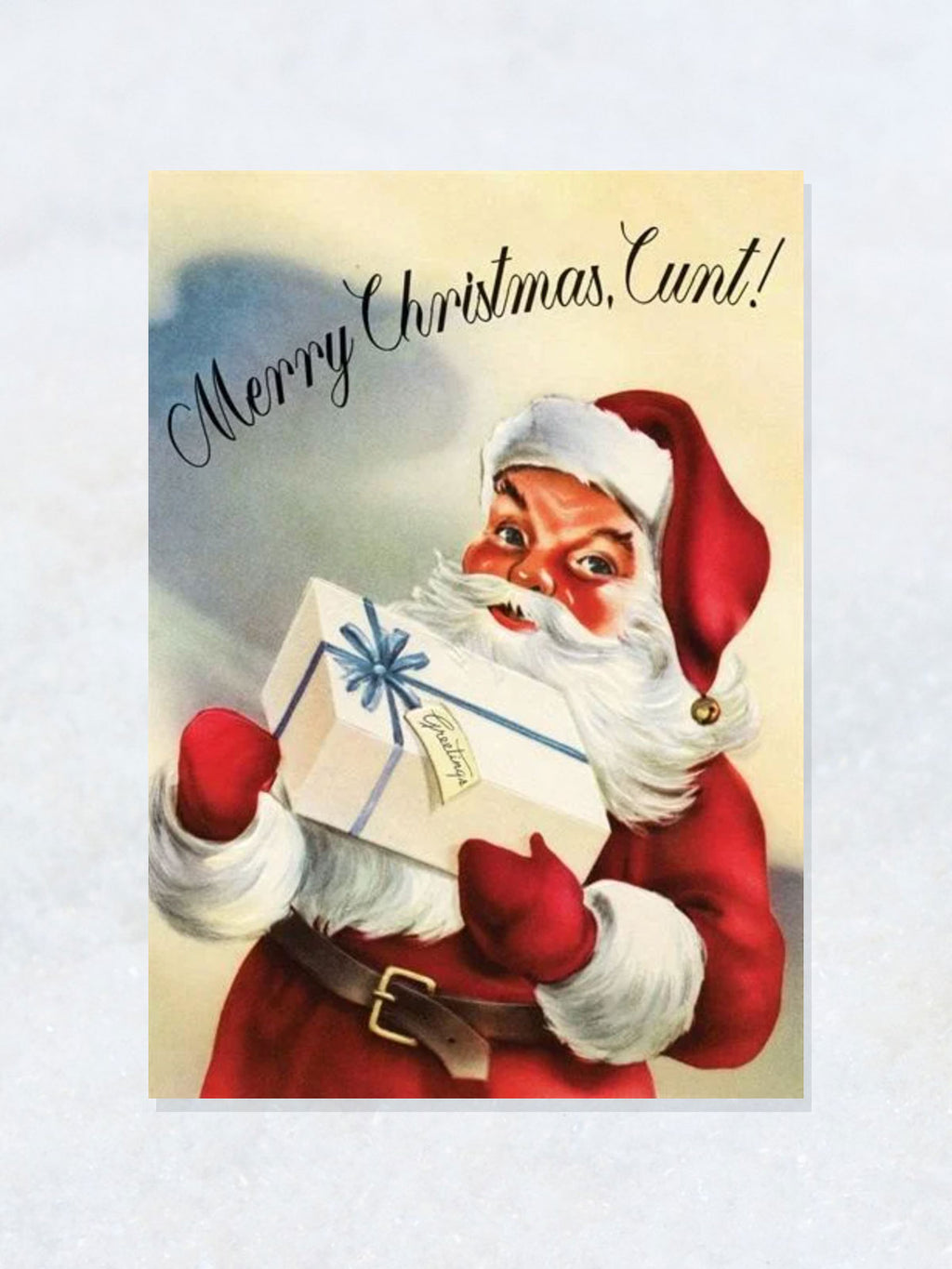 Greeting Card - Merry Christmas Cunt
