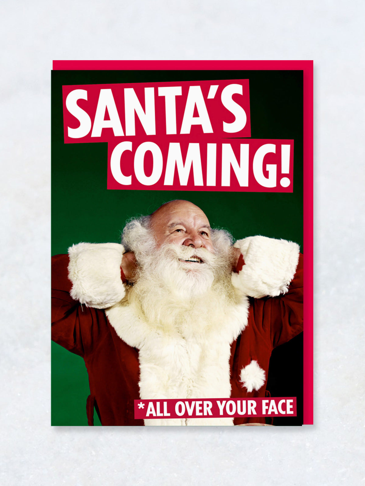 Greeting Card - Santa's Coming
