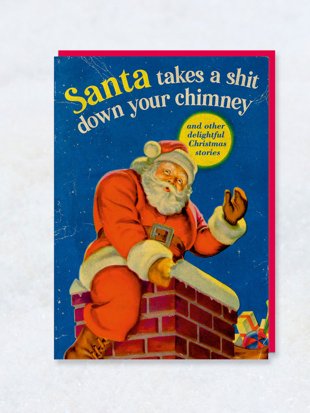 Greeting Card - Santa Chimney