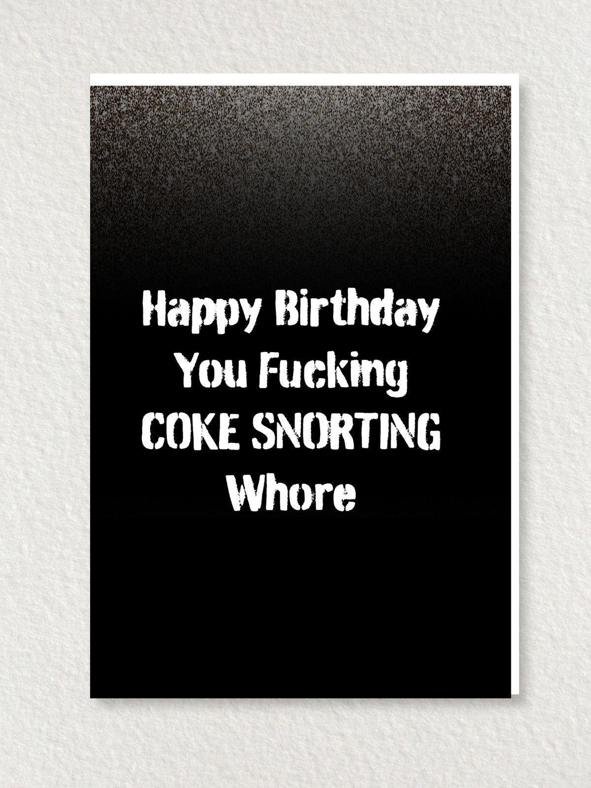 Greeting Card - Snorting Card