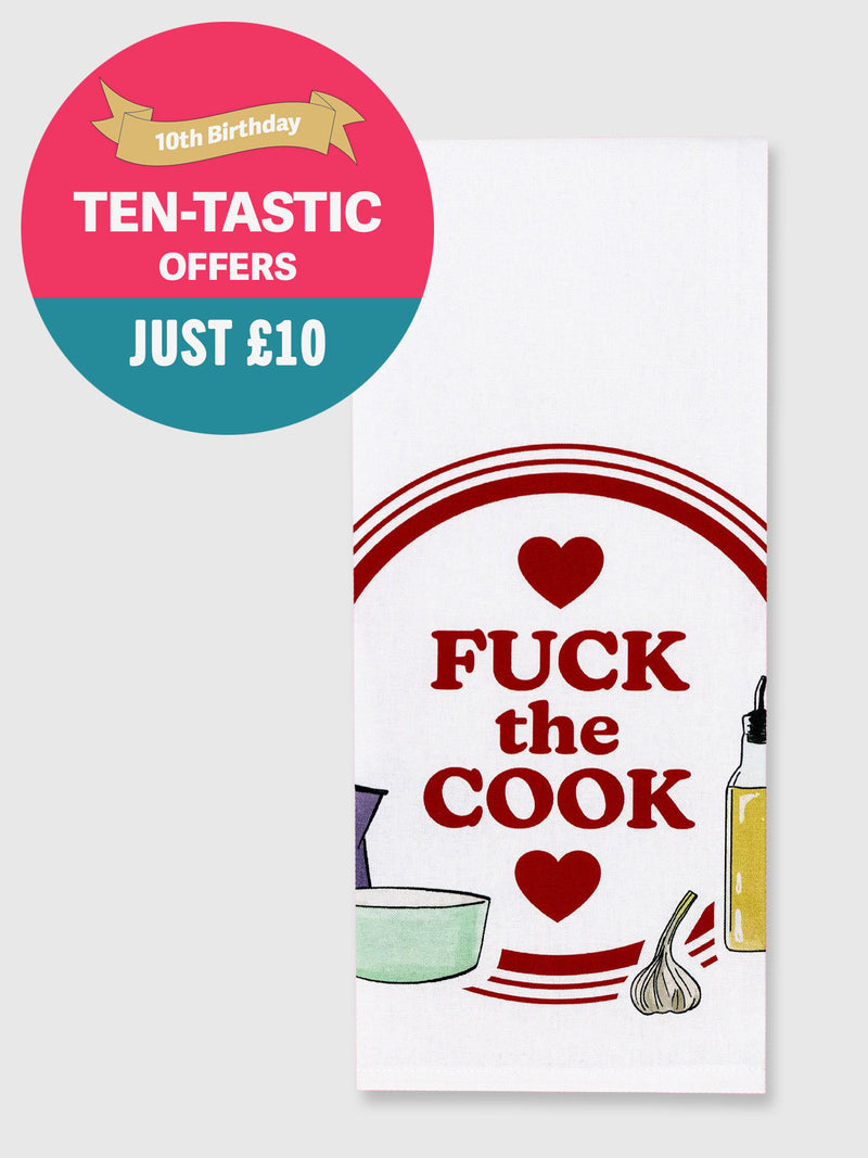 Funny Tea Towels - Fuck The Cook