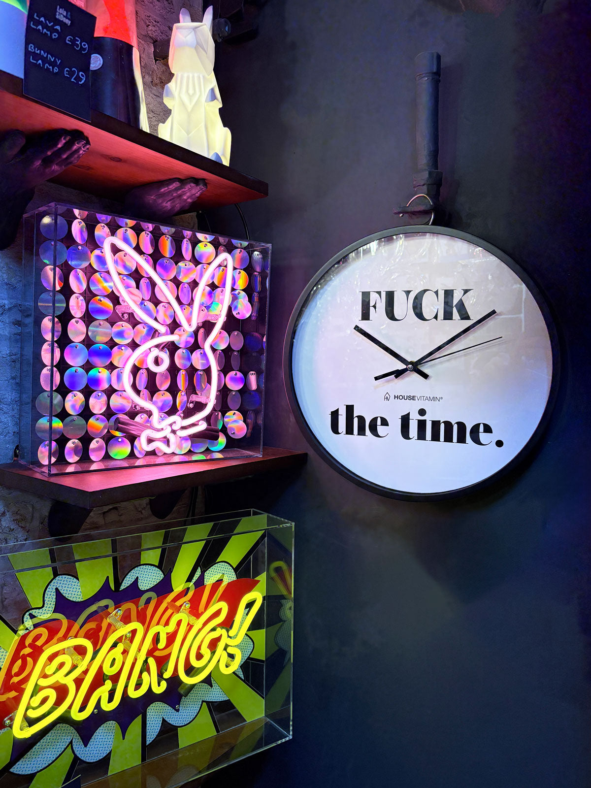 Fuck The Time Wall Clock