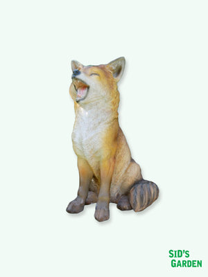 Fox Cub Garden Statue