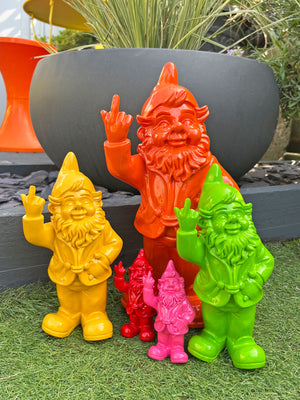 Naughty Finger Gnome 10cm - Red