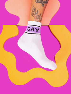 Gumball Poodle - Gay Ankle Socks