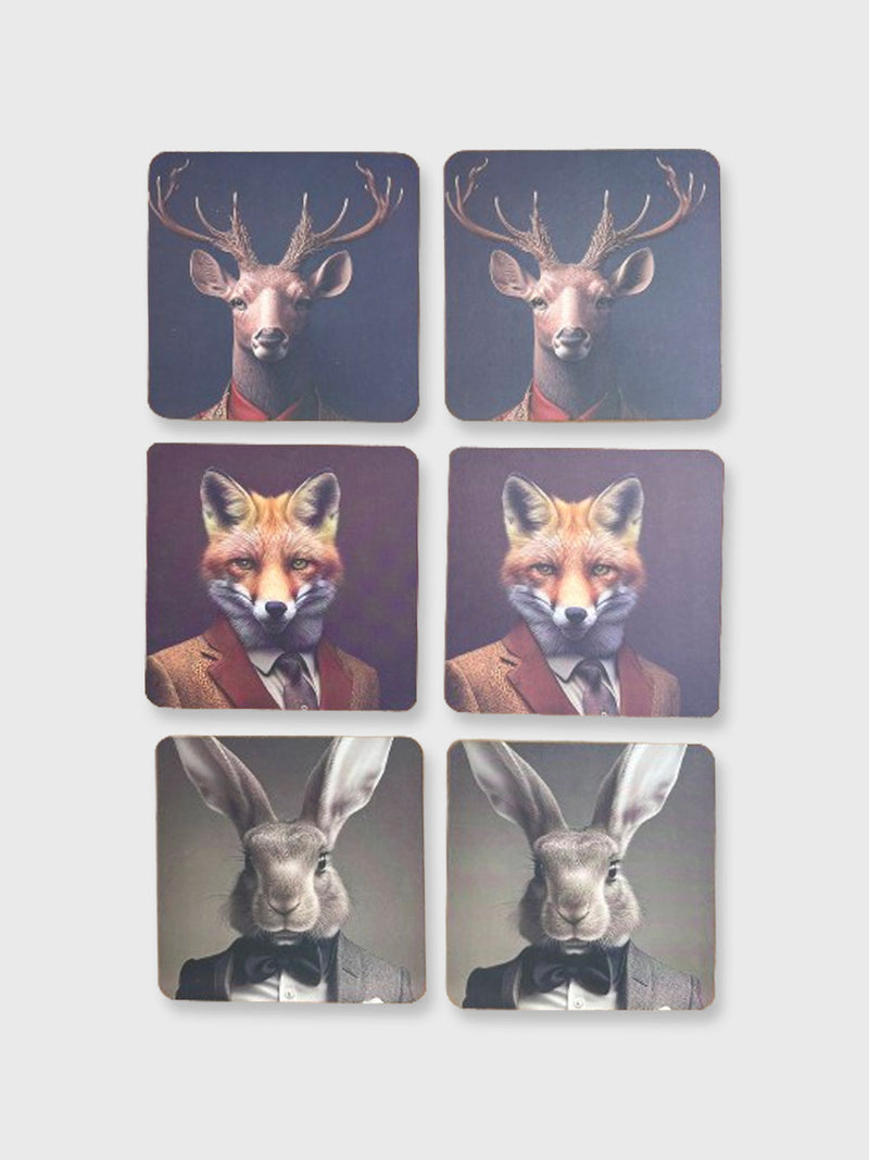 Forest Gentry Coasters - Set of 6