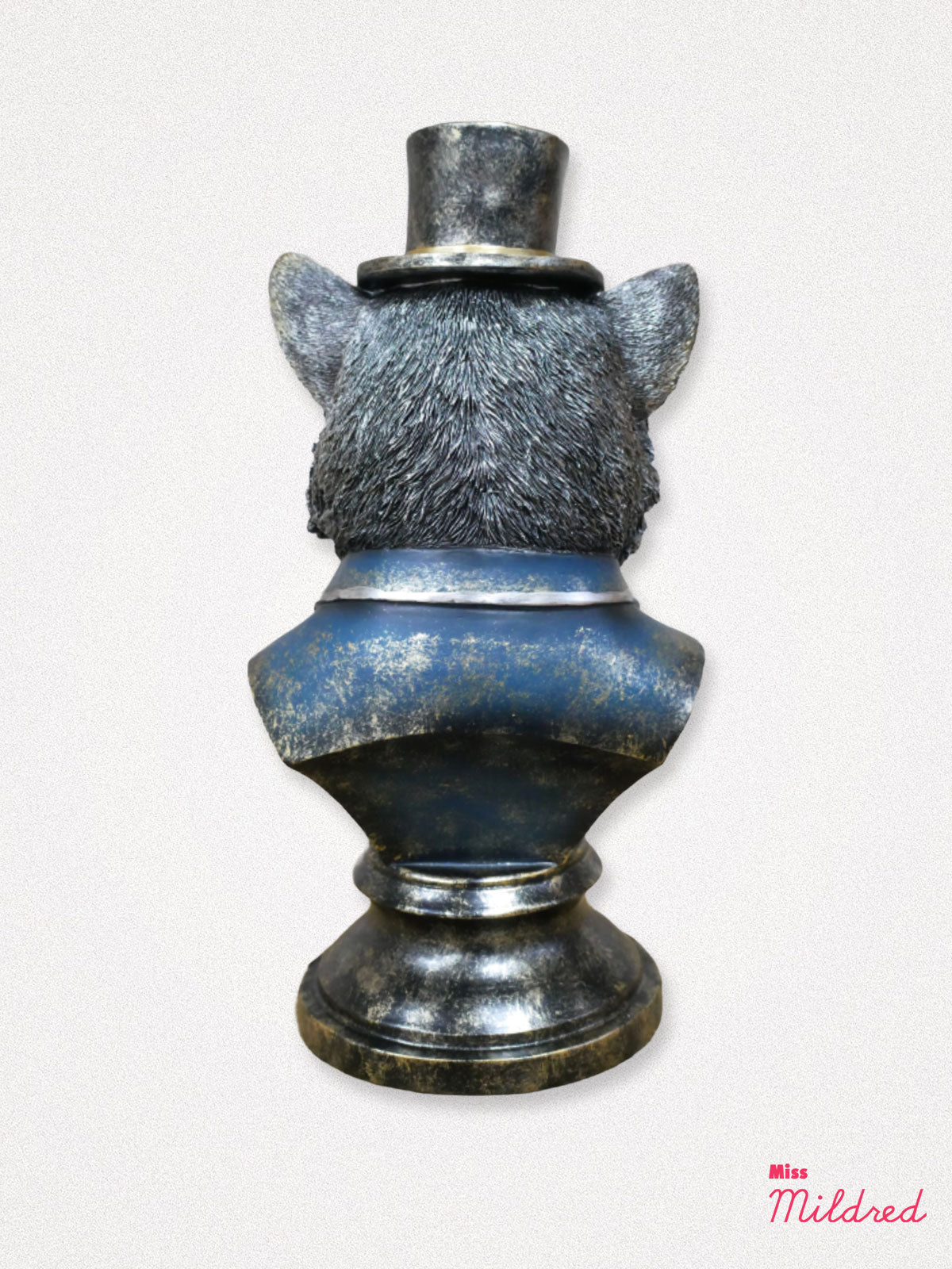 Gentry Top Hat Fox Bust with Monocle