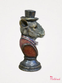 Gentry Goat Bust - Bronze and Gold