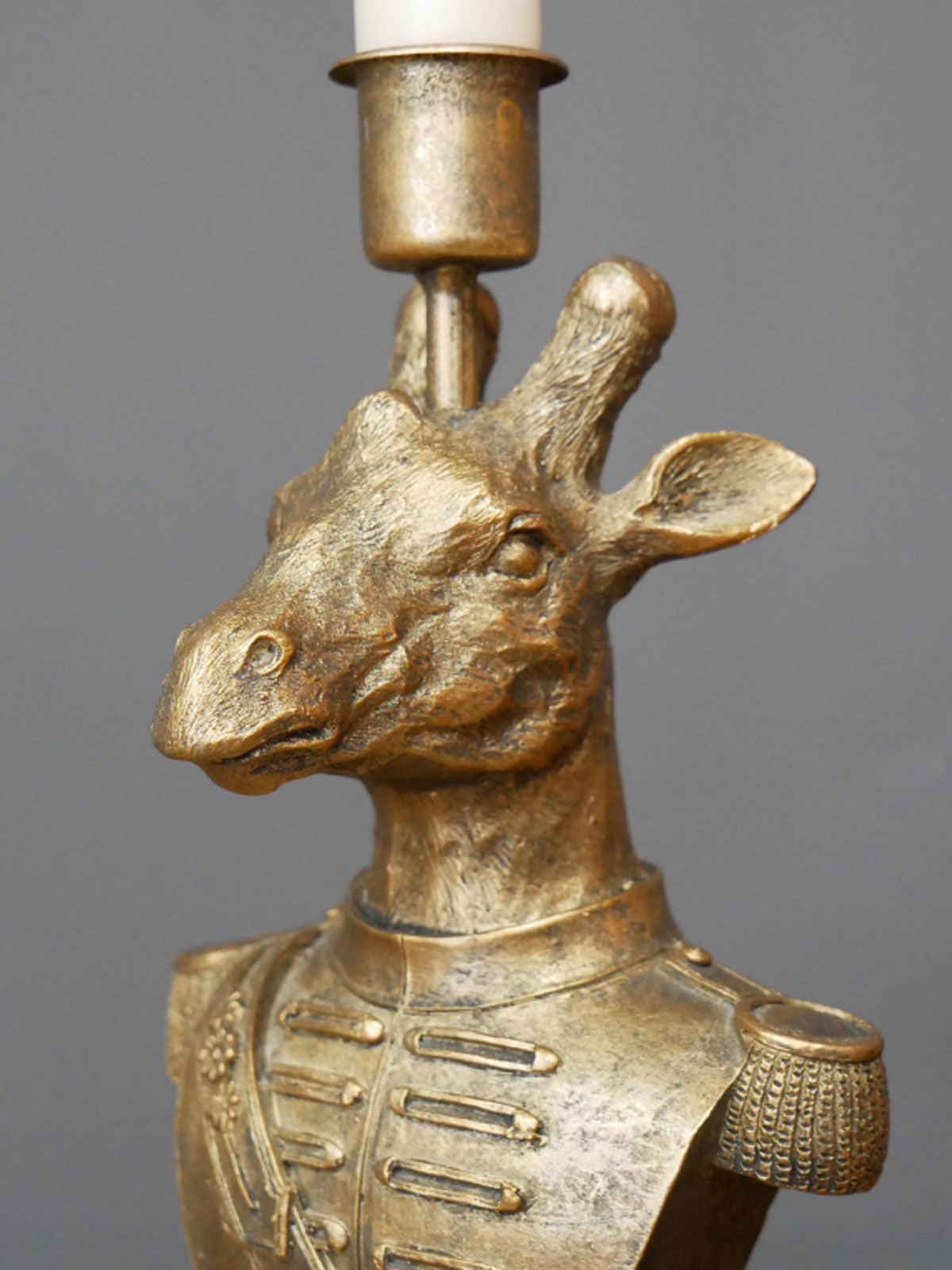 Gentry Giraffe Candlestick Holder - Gold