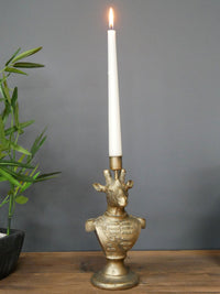 Gentry Giraffe Candlestick Holder - Gold