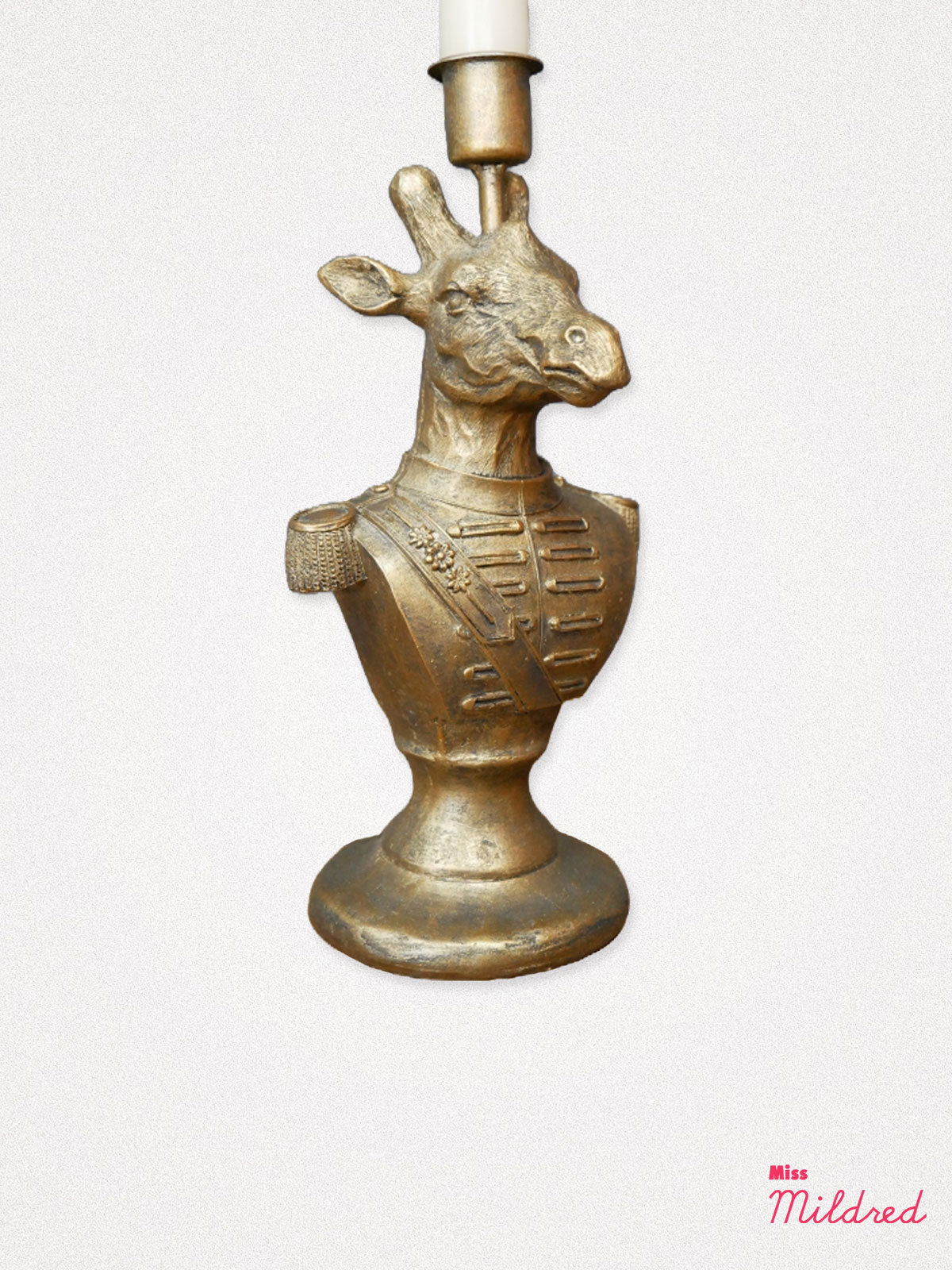 Gentry Giraffe Candlestick Holder - Gold