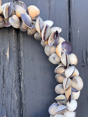 Cockles Shell Round Wreath - 26cm