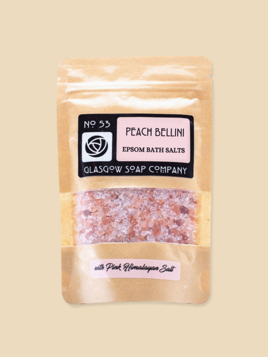Glasgow Soap Company - Bath Salts - Peach Bellini