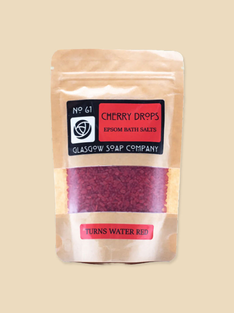 Glasgow Soap Company - Bath Salts - Cherry Drops