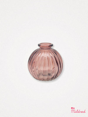 Pink Glass Bud Vase - 8cm