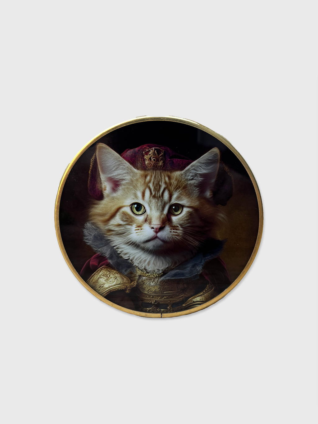 Cat Gentry Coaster - Ginger/White