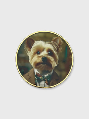 Dog Gentry Coaster - Brown Terrier