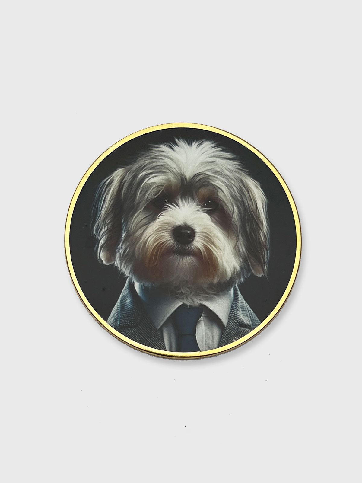 Dog Gentry Coaster - Grey Terrier
