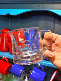 Clear Glass Milk Jug