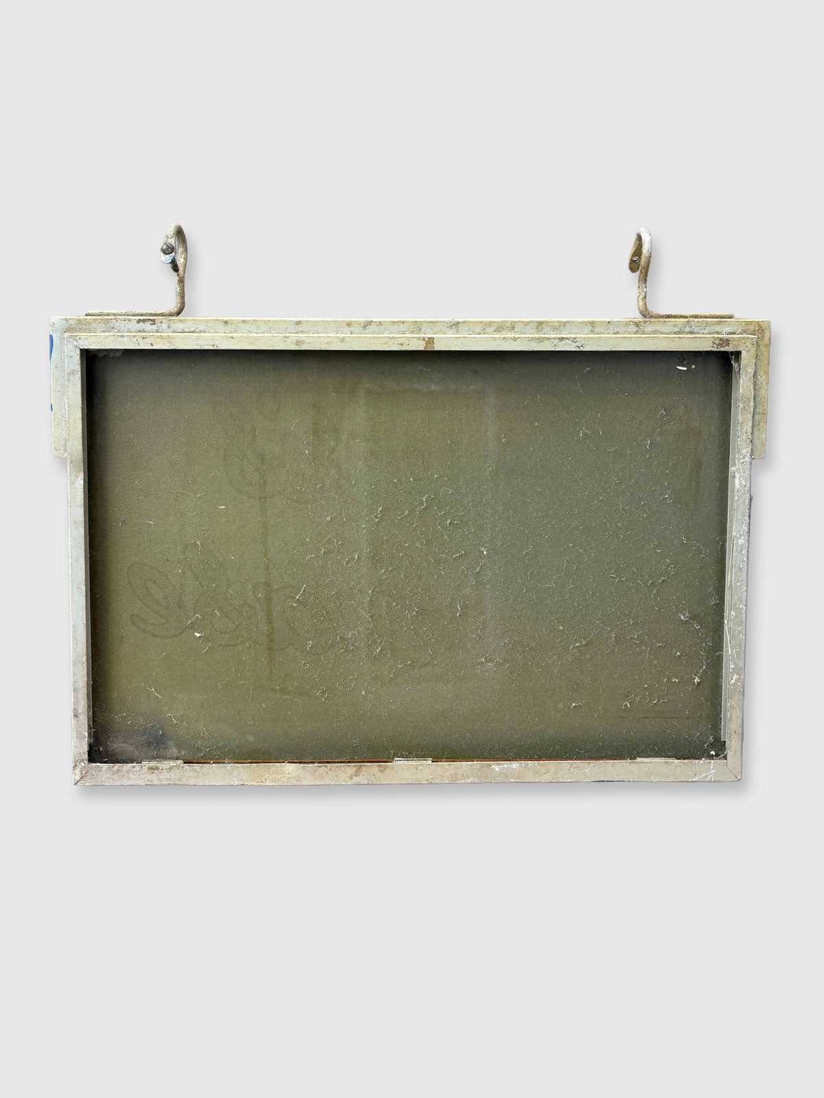 Vintage Glass Tobacco Advertising Shop Hanging Sign - Players Please