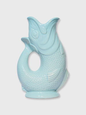 Gluggle Jug Large Eau de Nil Blue