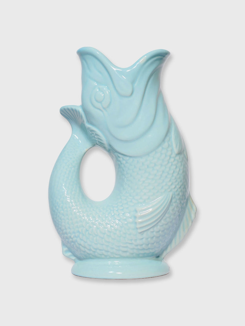 Gluggle Jug Large Eau de Nil Blue