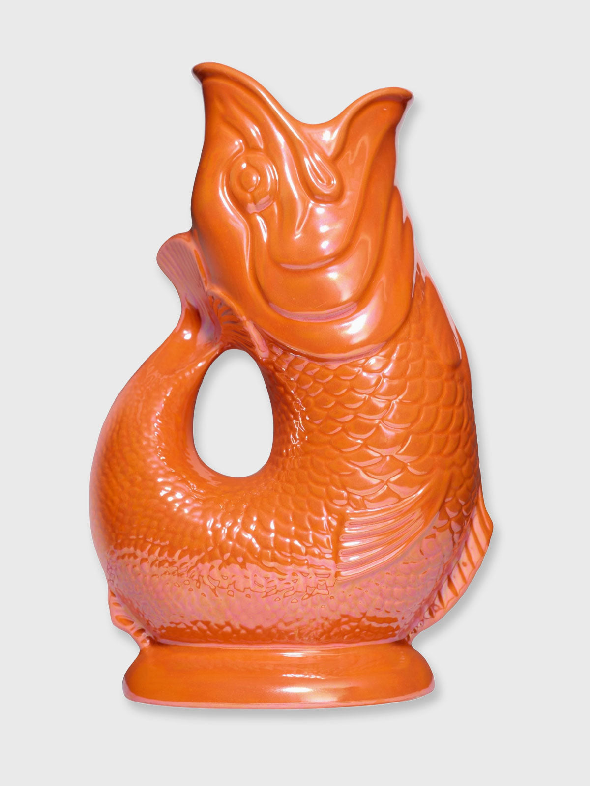 Gluggle Jug Extra Large Lustre - Orange
