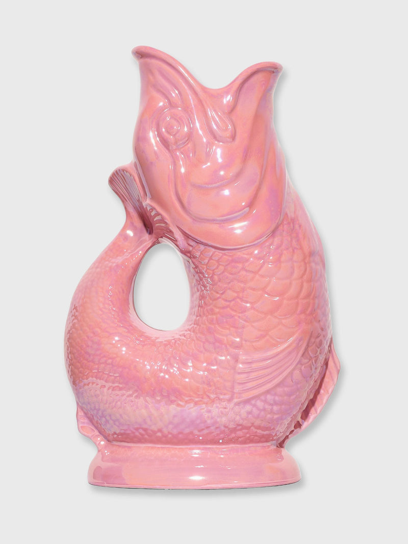 Gluggle Jug Extra Large Lustre - Pink