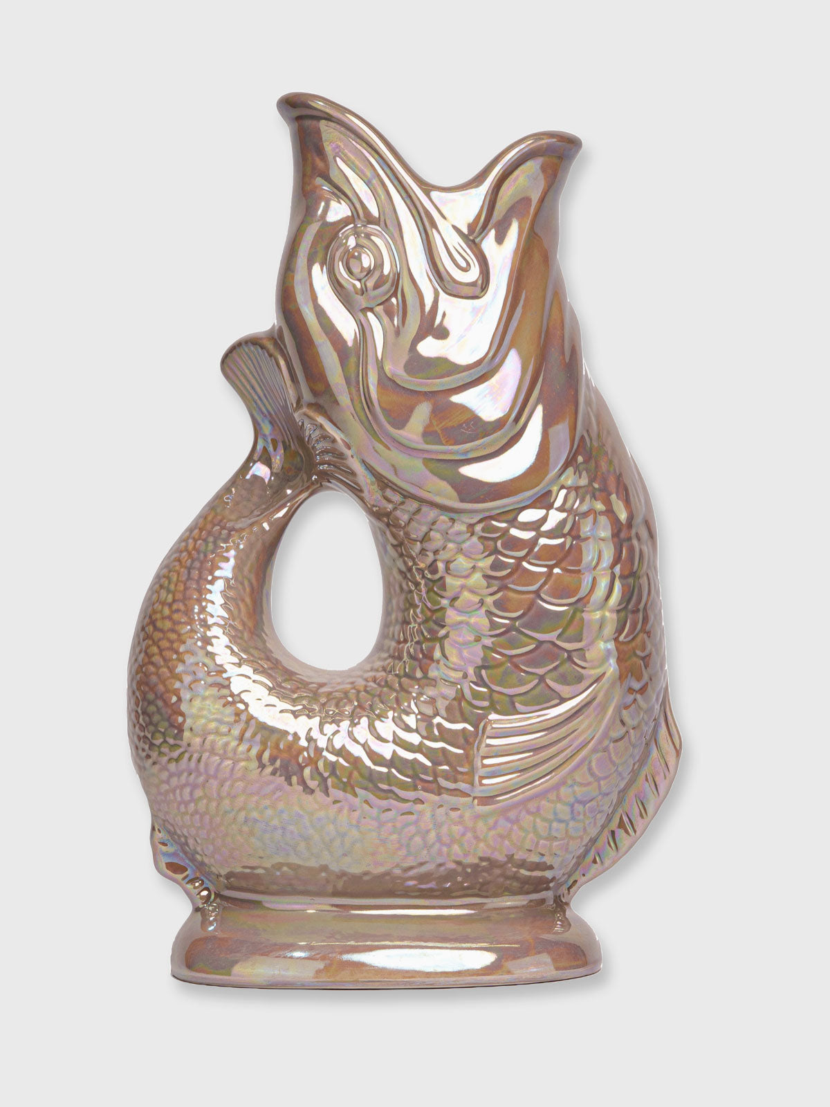 Gluggle Jug Extra Large Lustre - Mushroom Brown