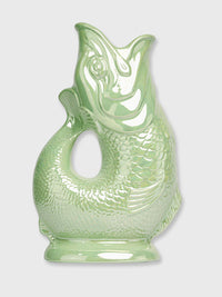 Gluggle Jug Extra Large Pistachio Green Lustre