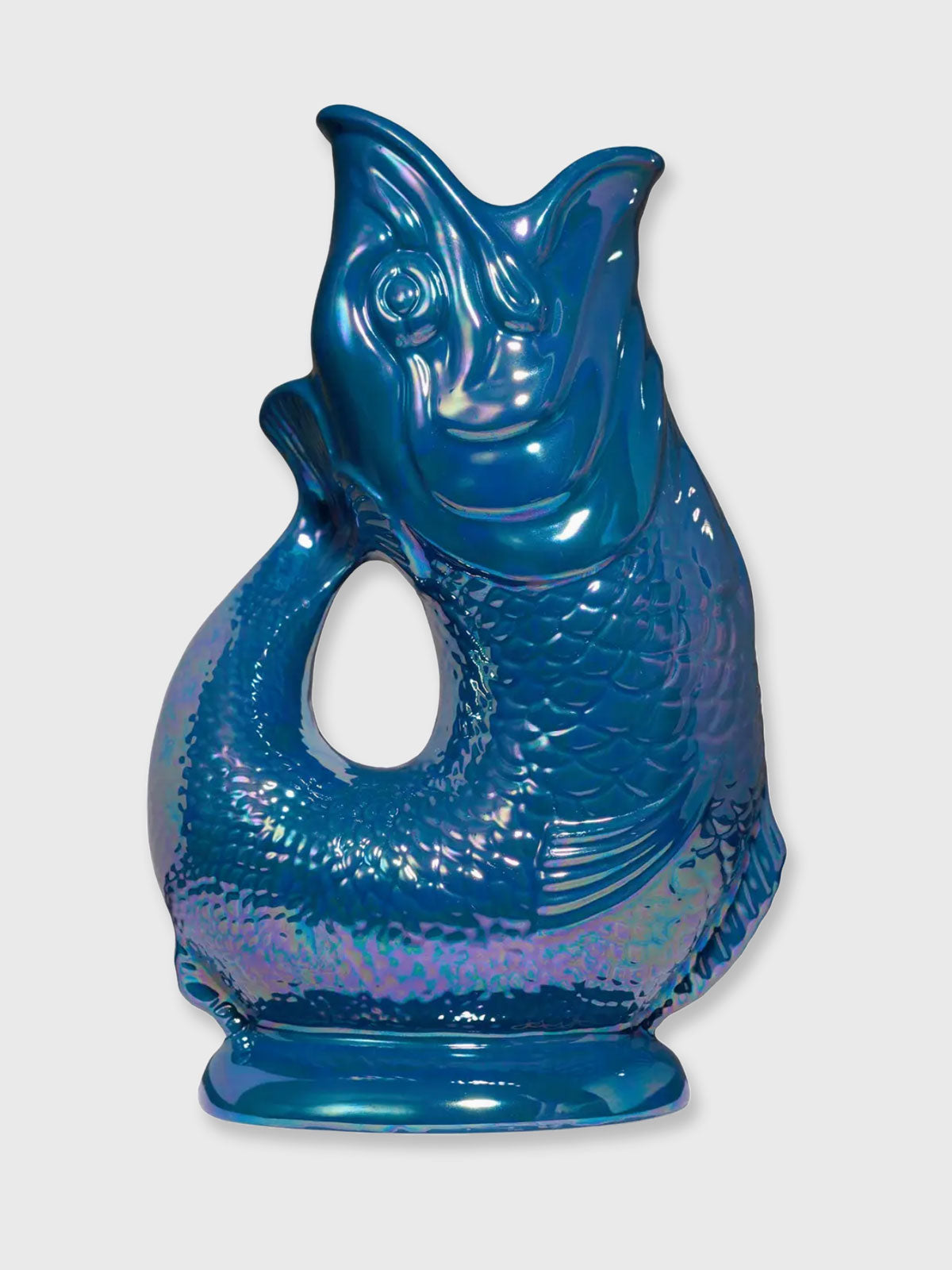 Gluggle Jug Extra Large Petrol Blue Lustre