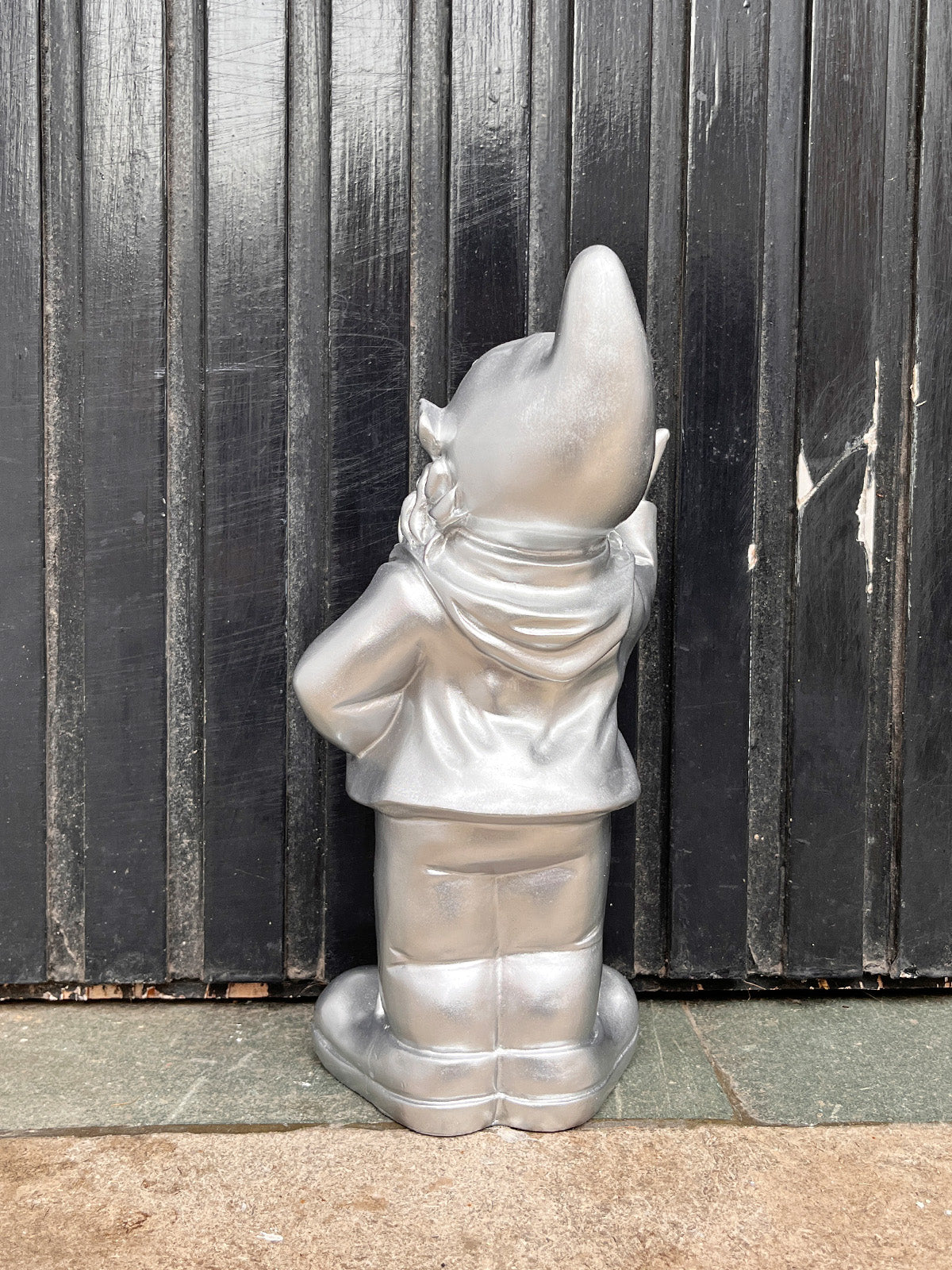 Naughty Finger Gnome 32cm - Silver