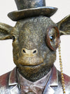 Gentry Goat Bust - Bronze and Gold