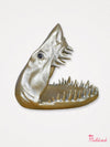 Shark Mouth Tray - Gold