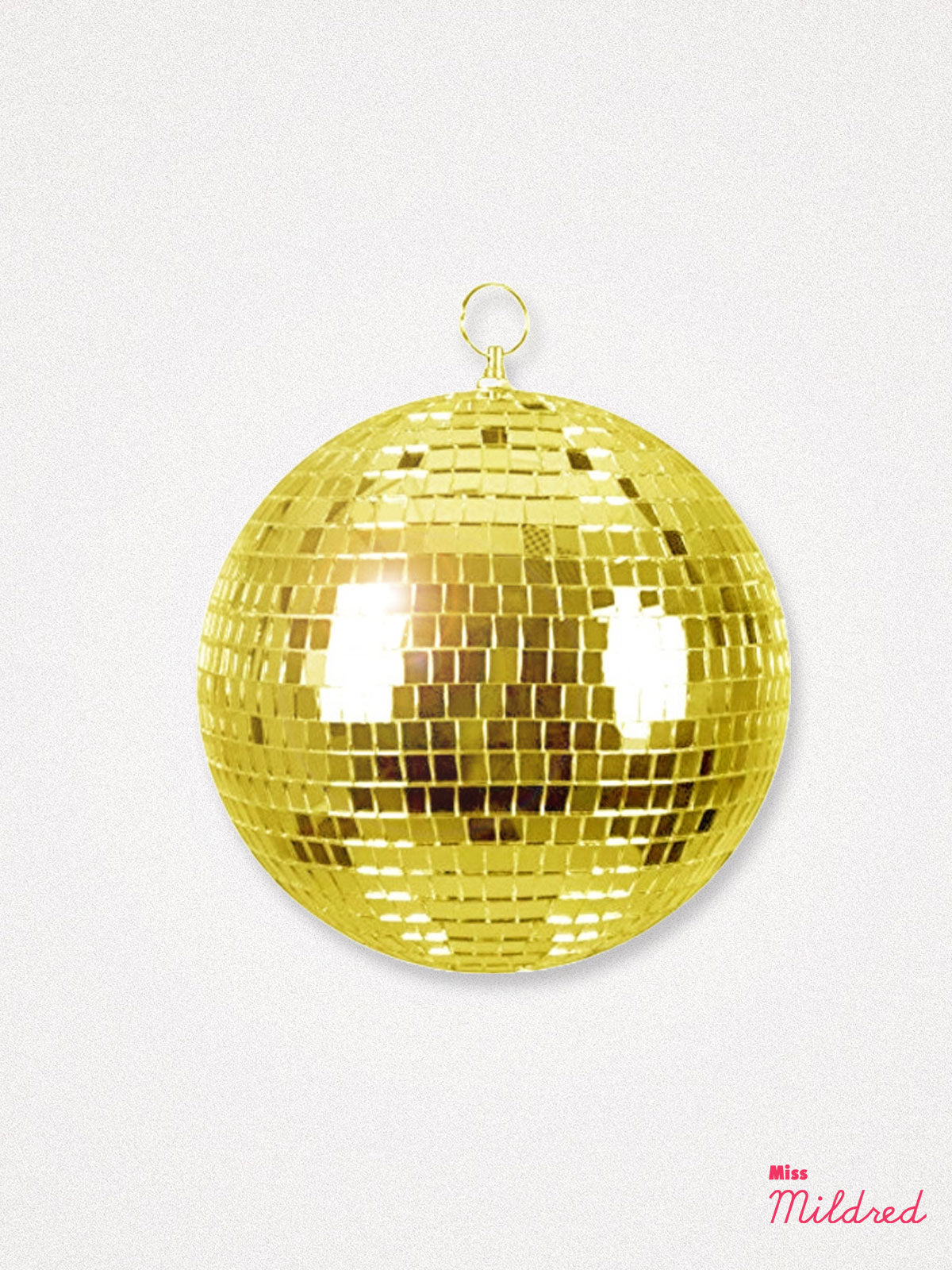 Gold Mirrored Disco Ball - Medium 20cm