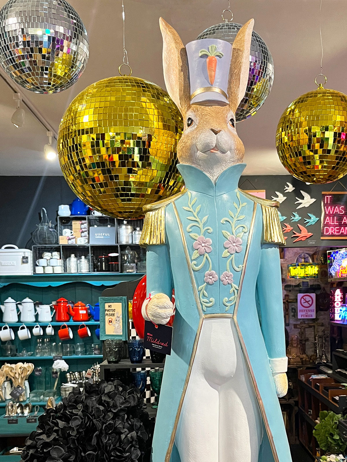 Silver Mirrored Disco Ball - Medium 20cm