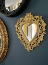 Mirror Ex Voto Golden Heart - Gold