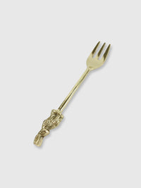 Rabbit Shape Cake Forks Gold - Set of 4