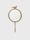 Bird Mirror with Hook - Gold