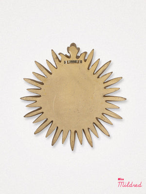 Sacred Heart Gold Milagros Heart