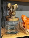 Rabbit Glass Jar