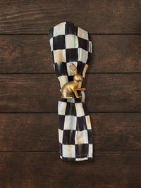 Rabbit Napkin Ring Holders Gold - Set of 4