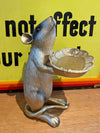 Decorative Gold Rat Statue