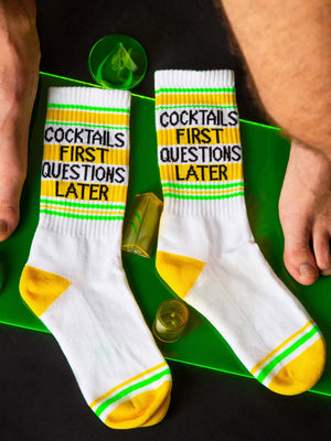 Gumball Poodle - Cocktails First Questions Later Socks
