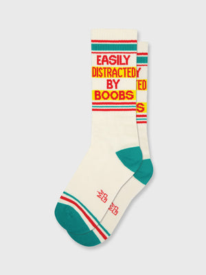 Gumball Poodle Socks - Distracted by boobs