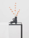 Gun Shaped Ceramic Bud Vase - Black