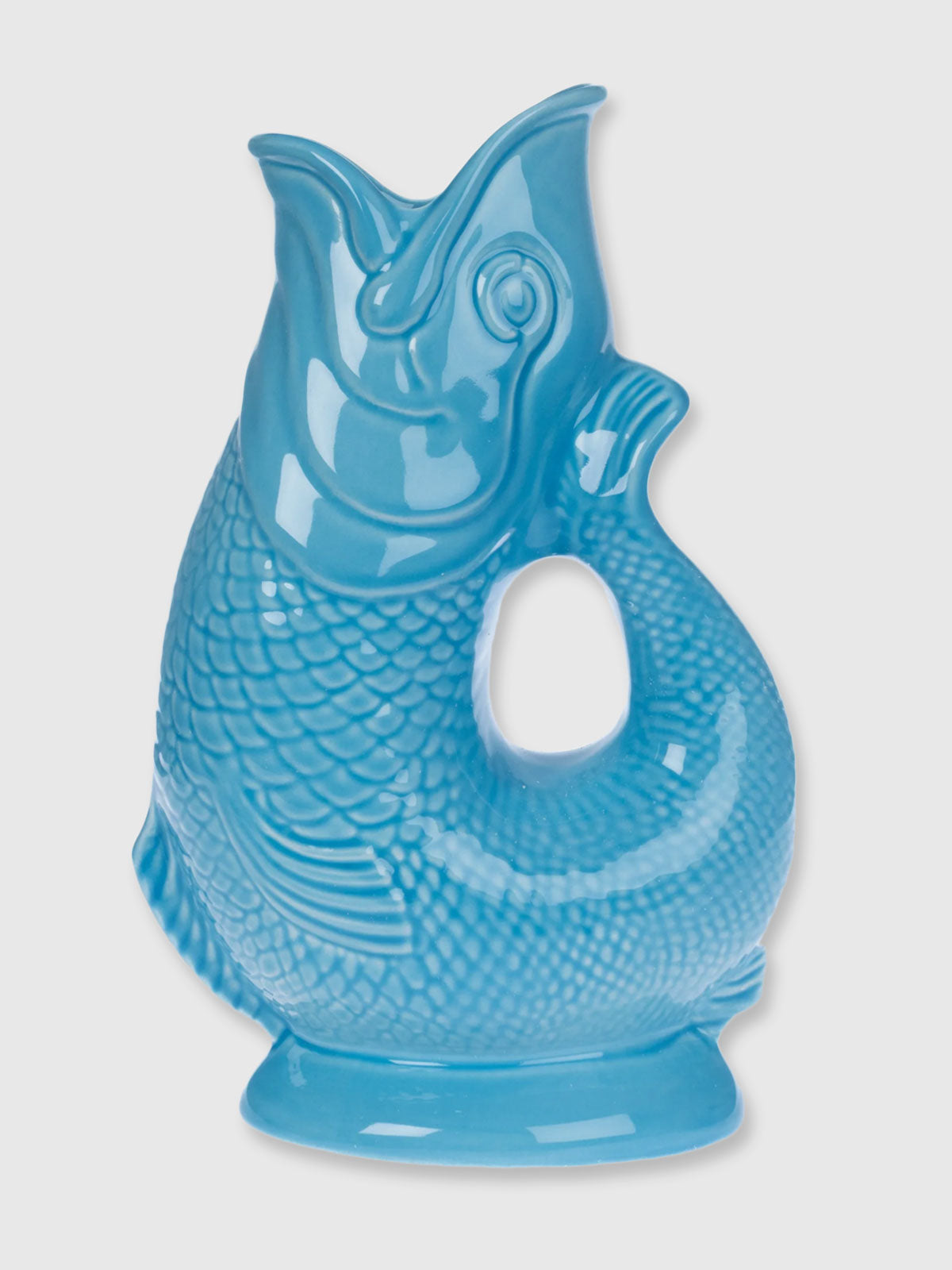 Gurgly Glug Jug Vase Extra Large - Turquoise