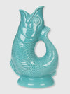 Gurgly Glug Jug Vase Extra Large - Aqua